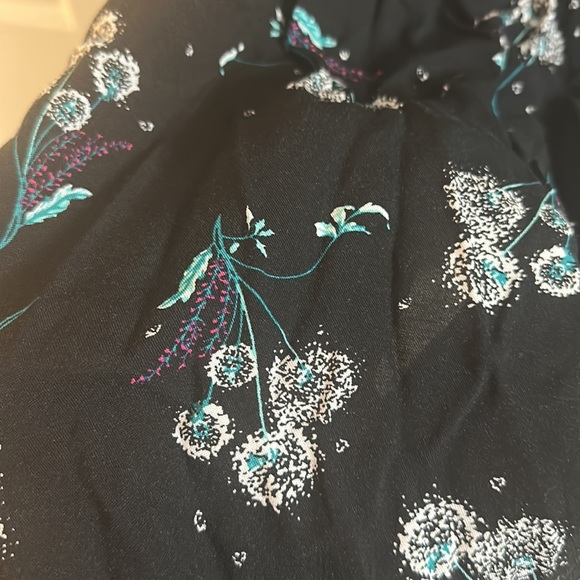 Black Floral Sundress Torrid Size 1 - Picture 5 of 5
